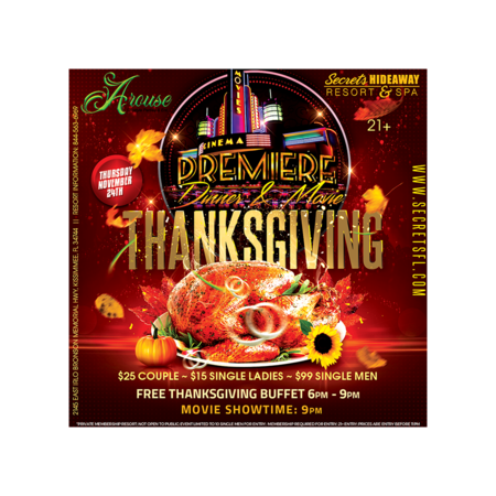 Dinner & a Movie - Arouse Weekend