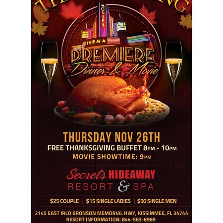 Dinner and a Movie - FREE Thanksgiving Buffet