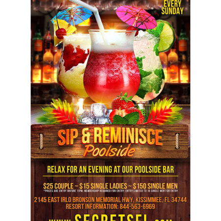 Sip & Reminisce - Poolside